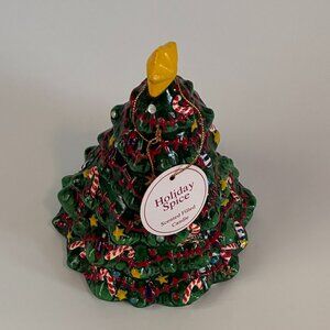 Ceramic Christmas Tree Candle